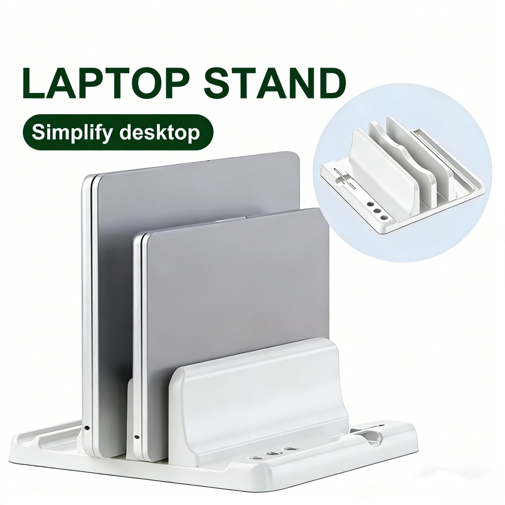 Laptop Accessories Gadgets - Adjustable Laptop Stand Vertical Save Desktop