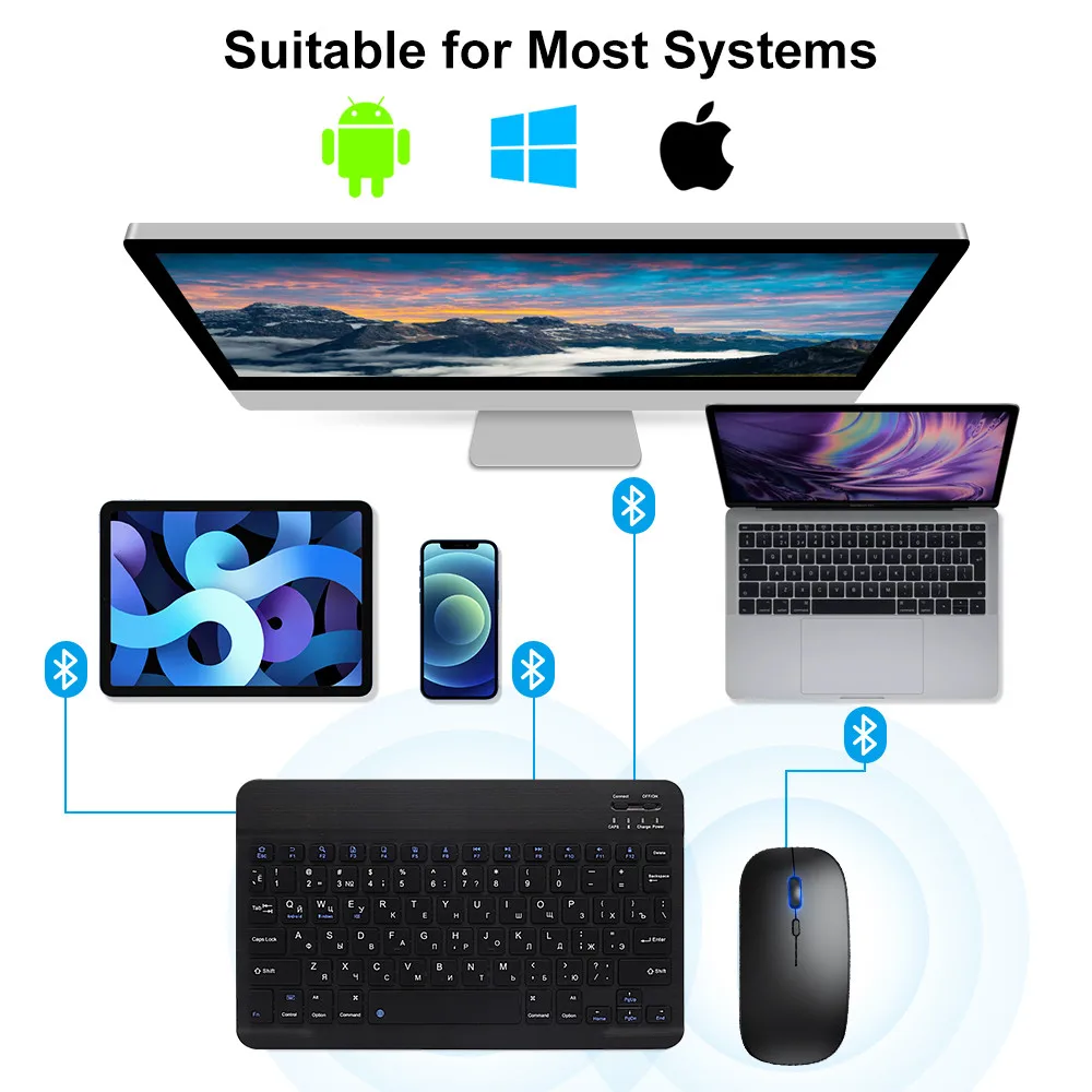 New 2025 Bluetooth Wireless Ke - Laptop Accessories Combo ulasan dan harga