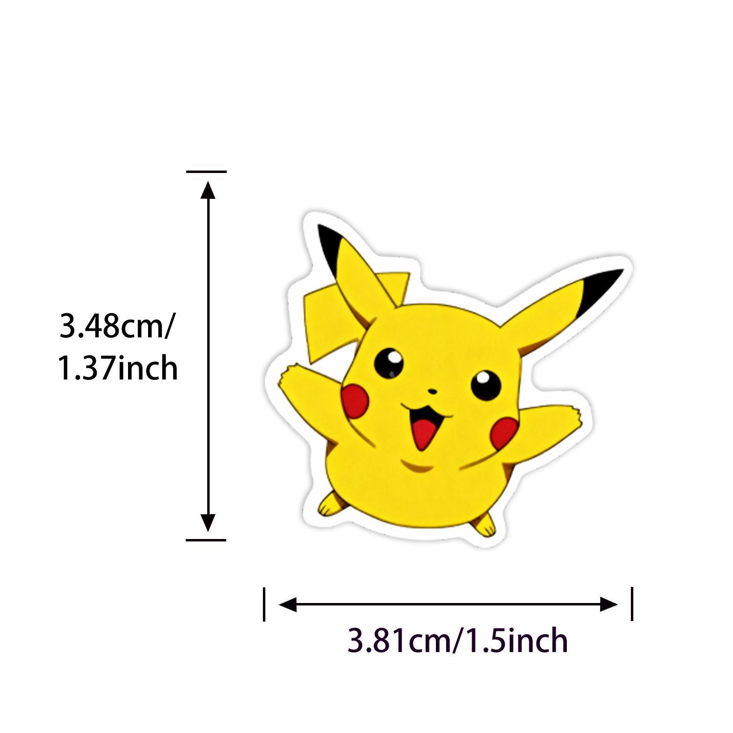 100/200pcs Pokemon Anime Stick - Laptop Accessories Toys ulasan dan harga