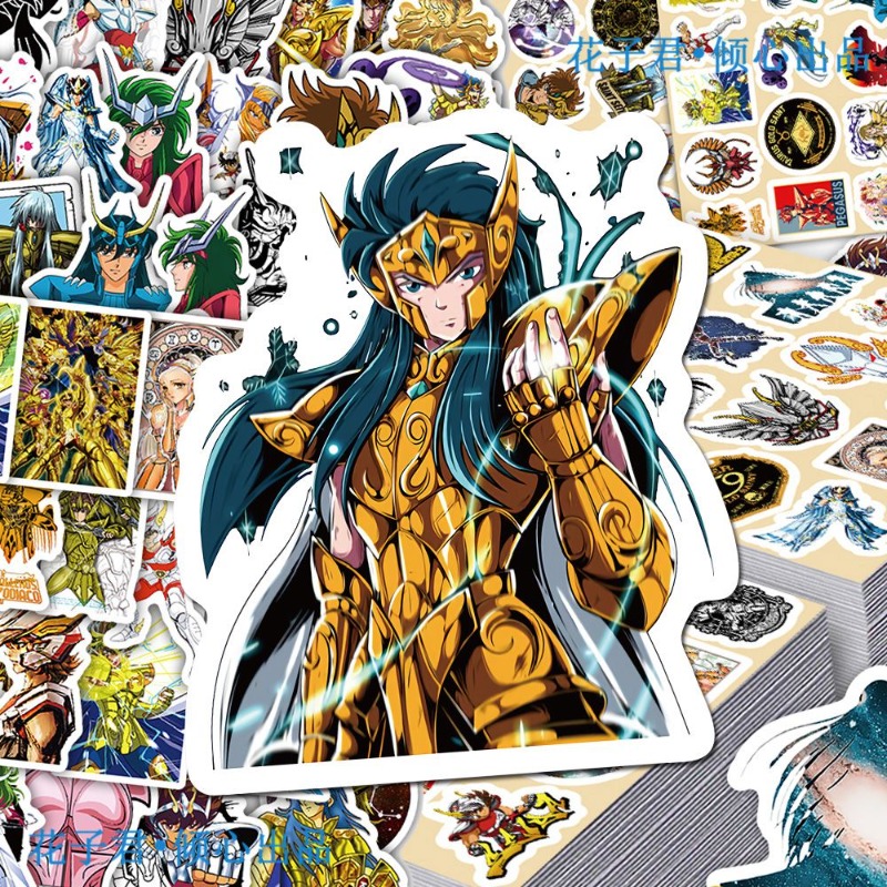 101Pcs Saint Seiya Anime Stick - Laptop Accessories For Office ulasan dan harga
