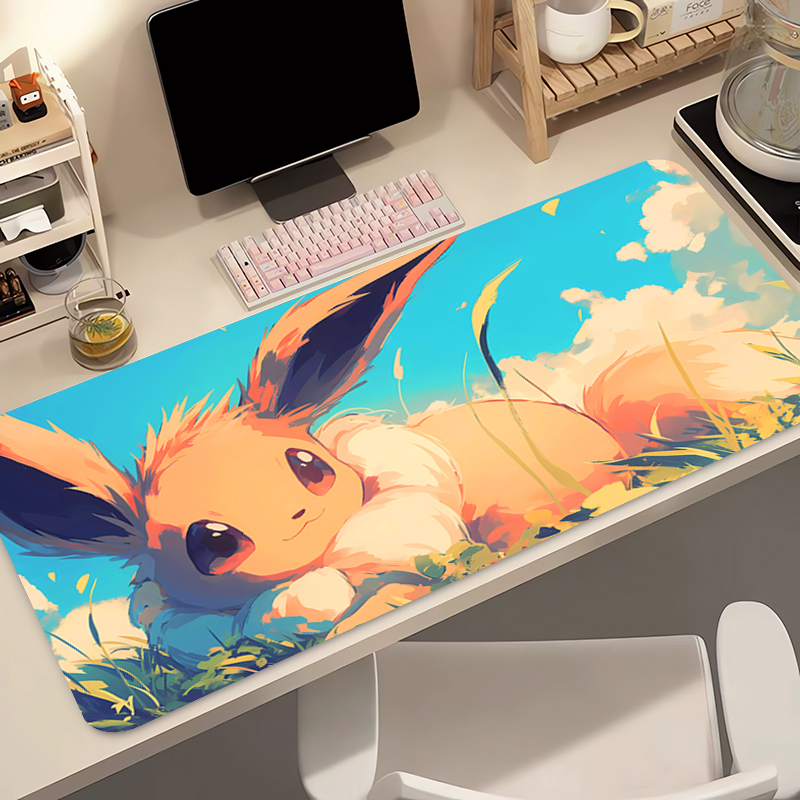 Anime Mouse Pad Pokemon Eevee  - Laptop Accessories Toys ulasan dan harga