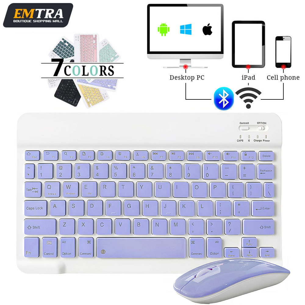 Mini Wireless Keyboard Bluetoo - Laptop Accessories Combo ulasan dan harga