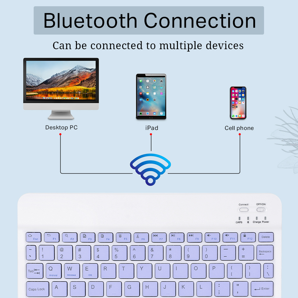 Mini Wireless Keyboard Bluetoo - Laptop Accessories Combo ulasan dan harga
