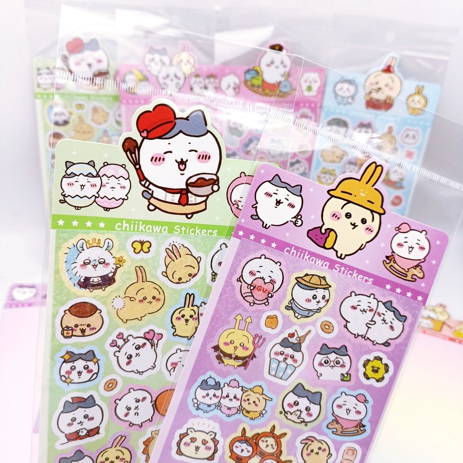 1 set of 18 unique Chiikawa-th - Laptop Accessories Design ulasan dan harga
