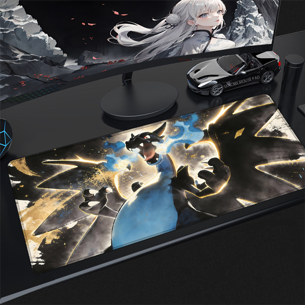 Gaming Mouse Pad Charizard XXL - Laptop Accessories For Office ulasan dan harga