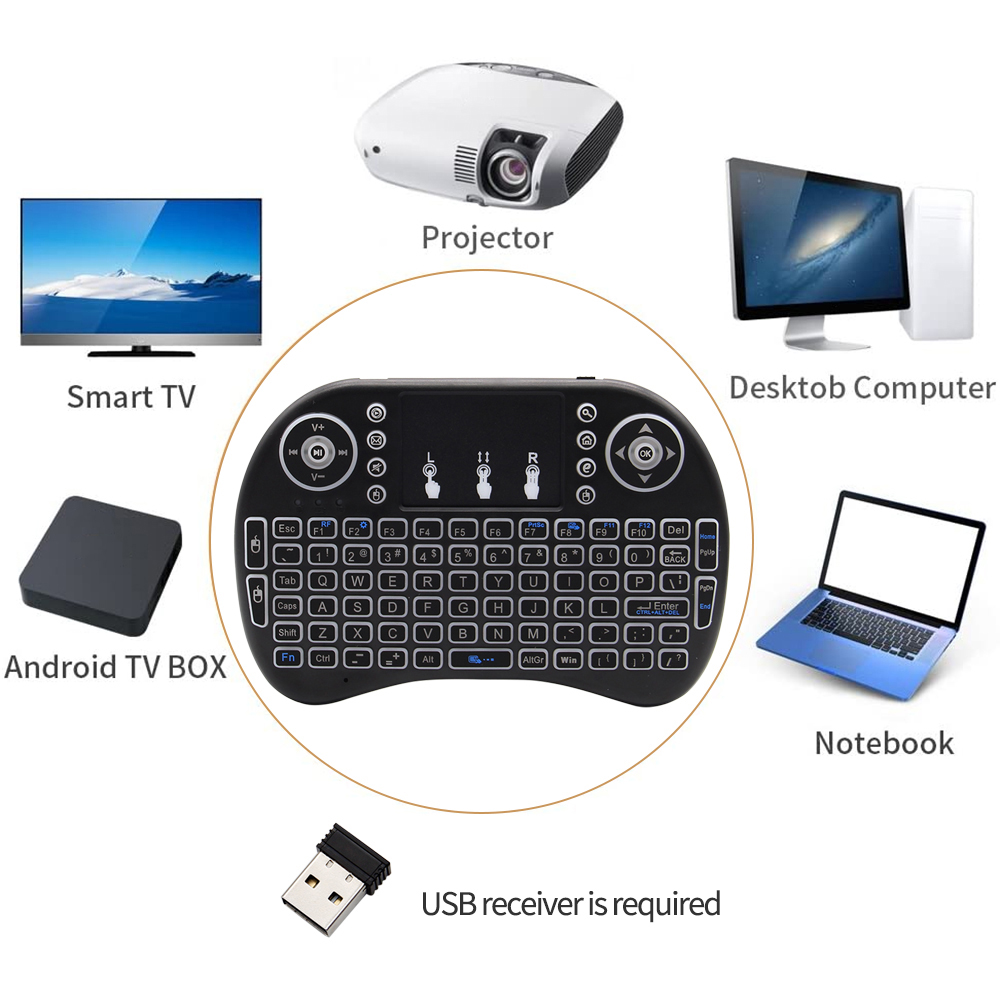Backlit English Russian French - Laptop Accessories Combo ulasan dan harga