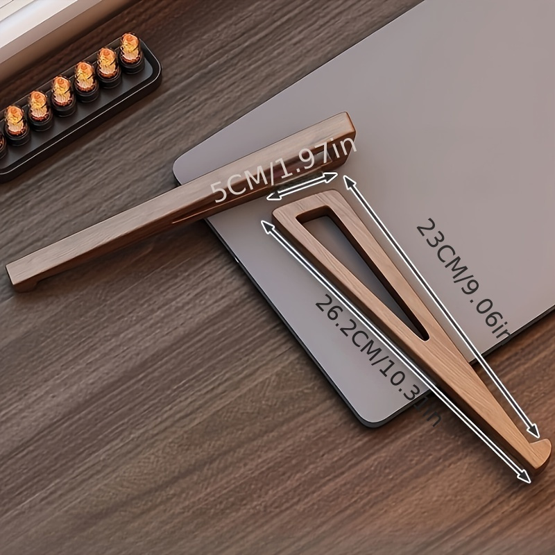 Portable Foldable Wooden Lapto - Laptop Accessories Design ulasan dan harga