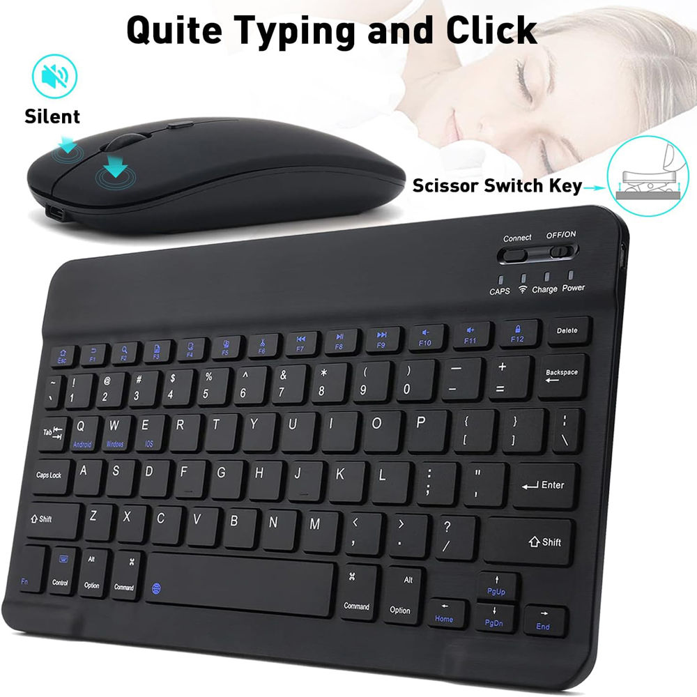 10 lnch Wireless  Bluetooth Mi - Laptop Accessories Combo ulasan dan harga