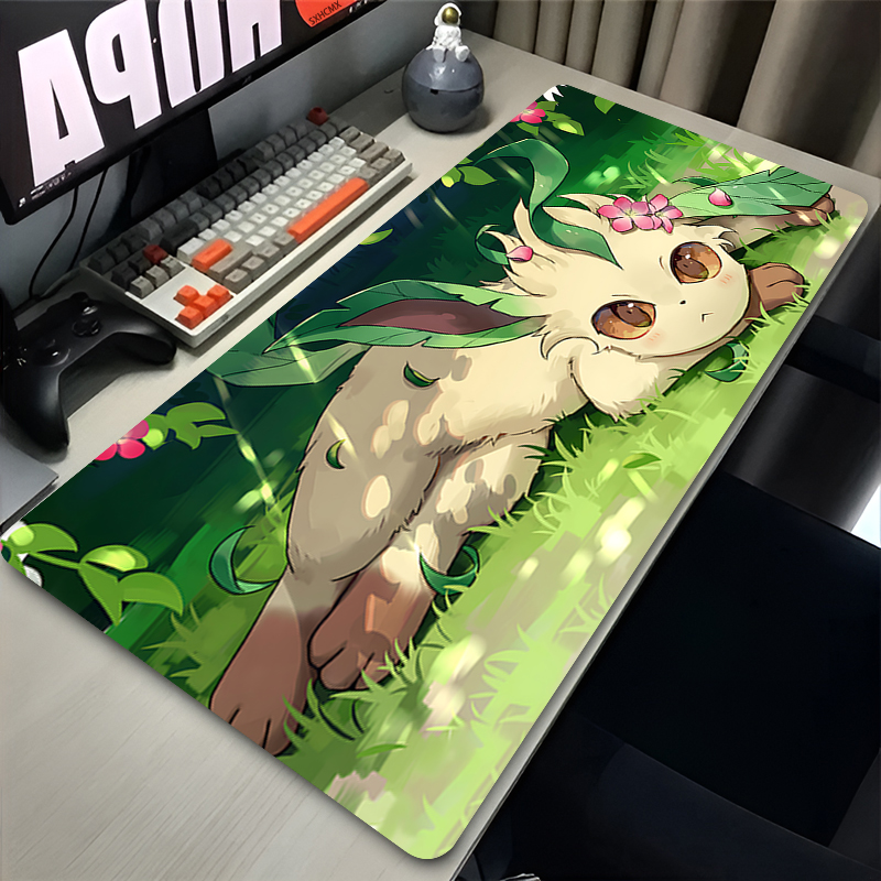 Mouse Pad Gamer P-pokemon Leaf - Laptop Accessories For Office ulasan dan harga