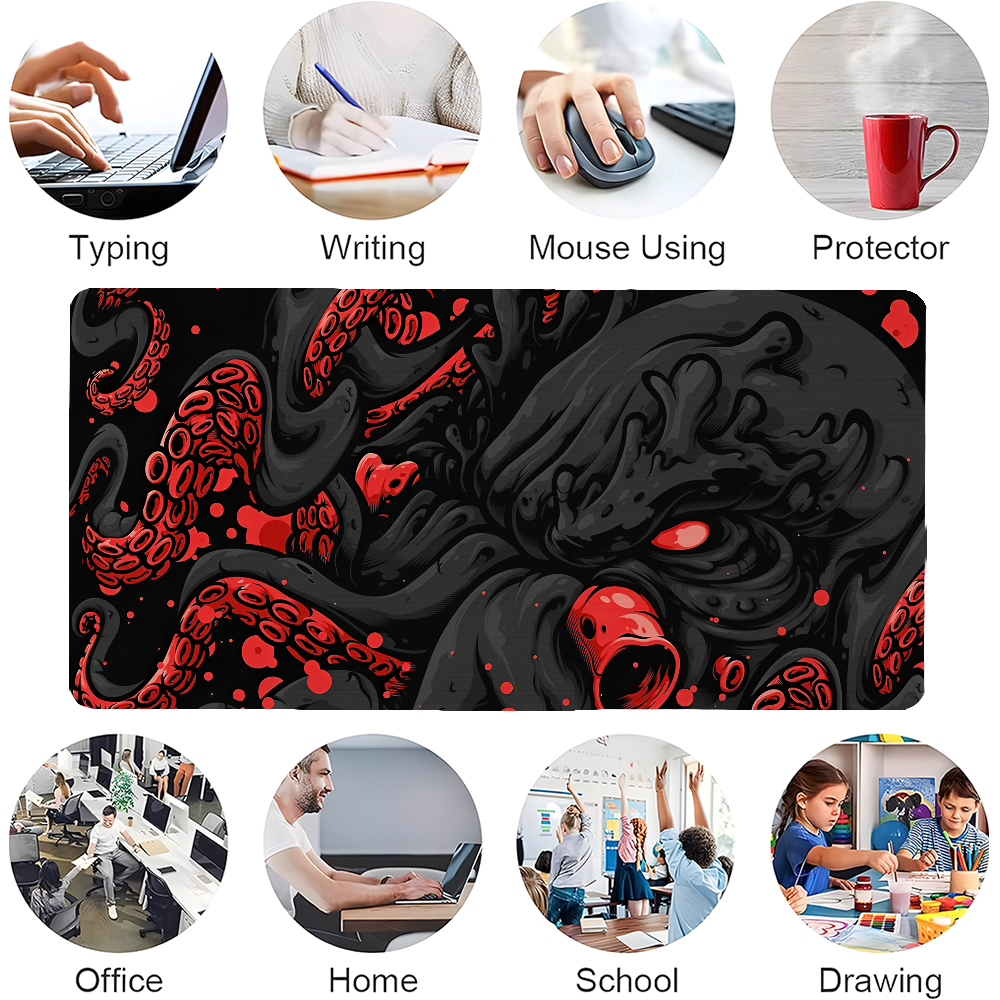 Octopus Monster Mousepad Large - Laptop Accessories Toys ulasan dan harga