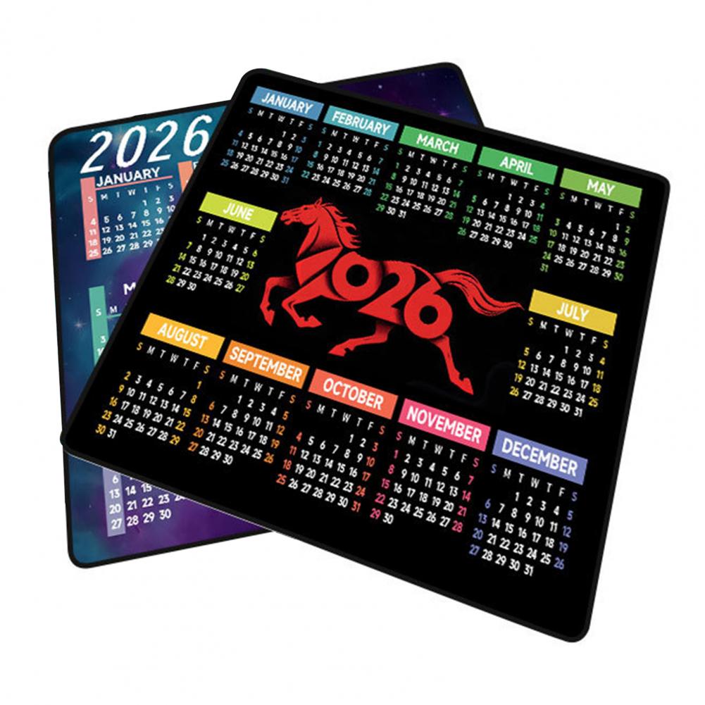 2026 Calendar Mouse Pad Waterp - Laptop Accessories For Office ulasan dan harga