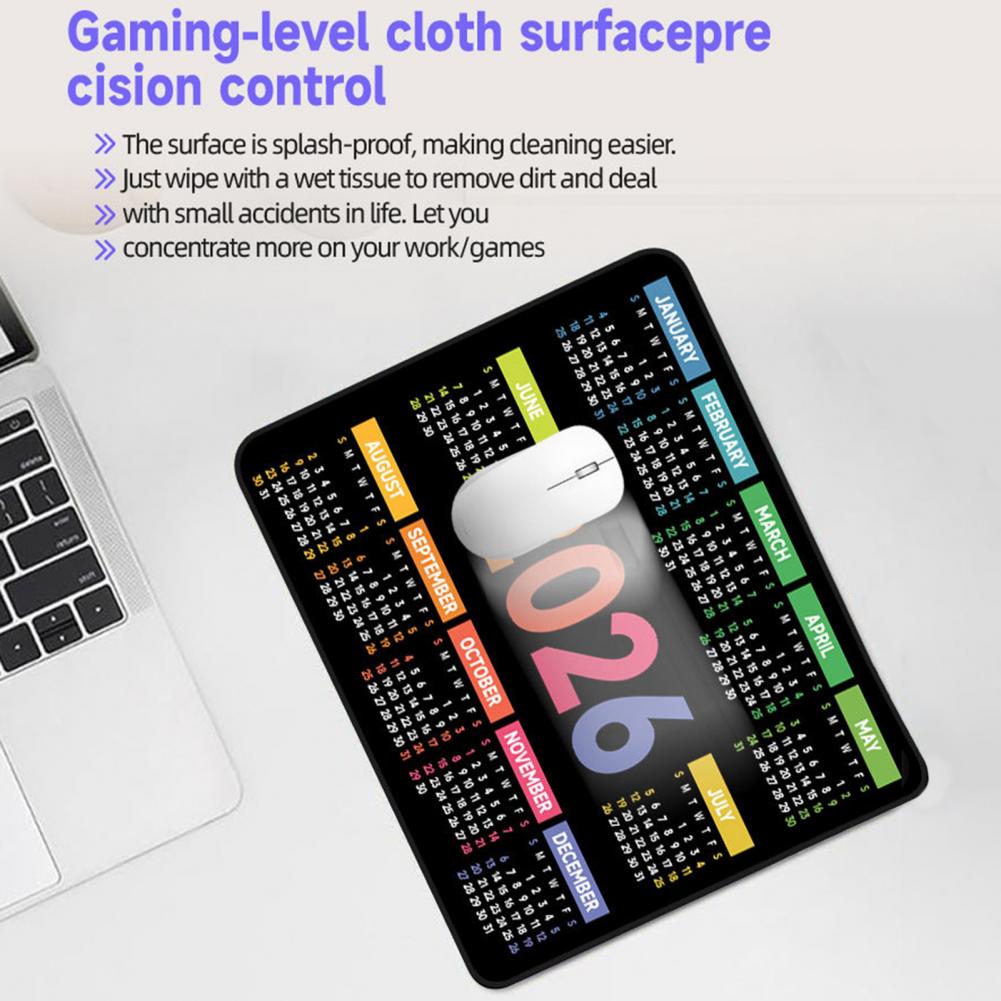 2026 Calendar Mouse Pad Waterp - Laptop Accessories For Office ulasan dan harga