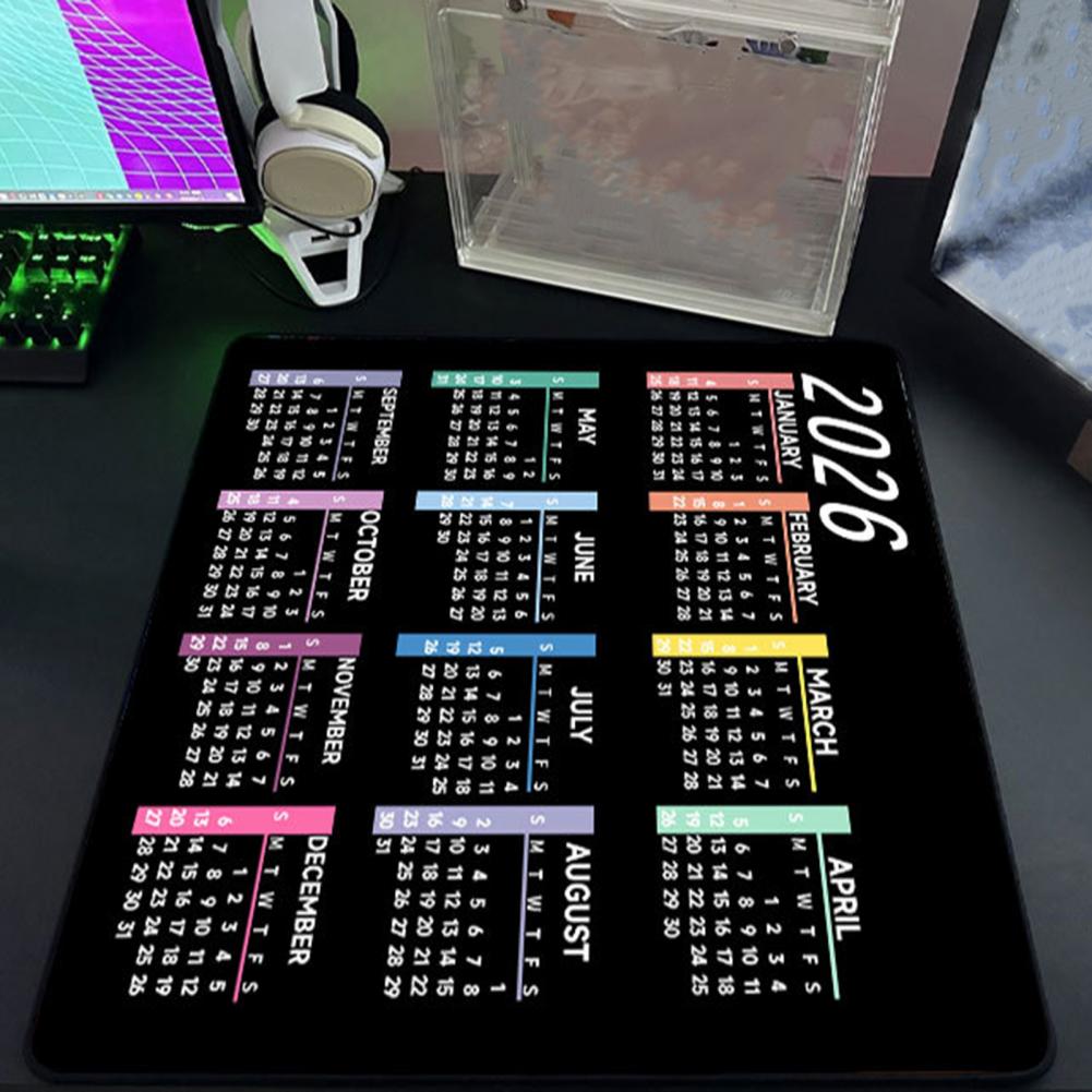 2026 Calendar Mouse Pad Waterp - Laptop Accessories For Office ulasan dan harga