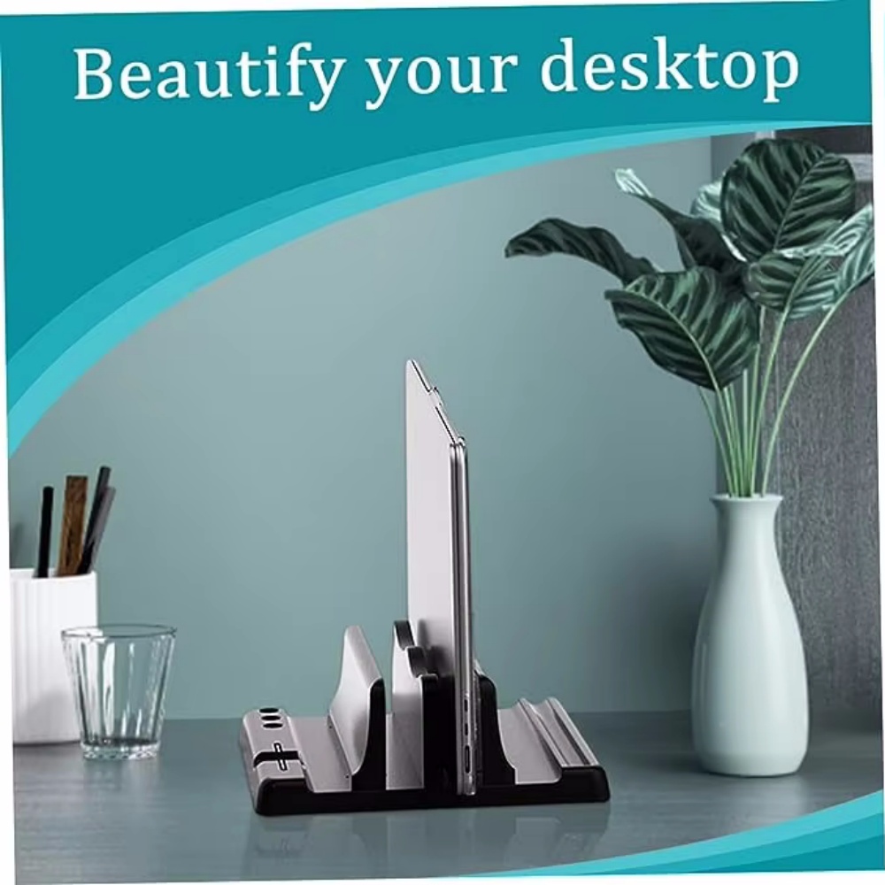 Adjustable Laptop Stand Vertic - Laptop Accessories Gadgets ulasan dan harga