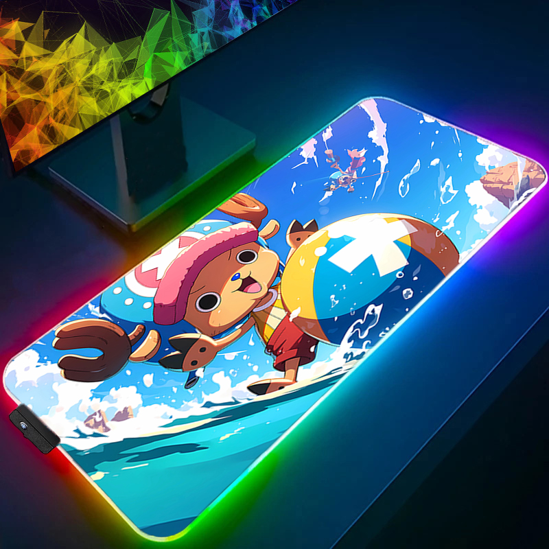 RGB Mouse Pad one piece Tony T - Laptop Accessories Toys ulasan dan harga