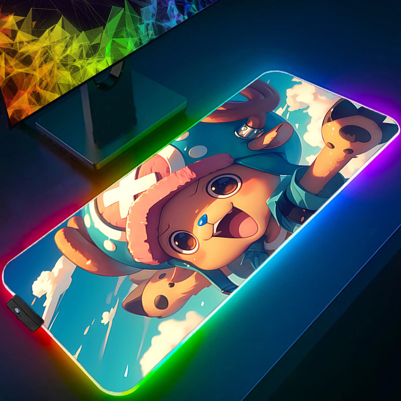 RGB Mouse Pad one piece Tony T - Laptop Accessories Toys ulasan dan harga