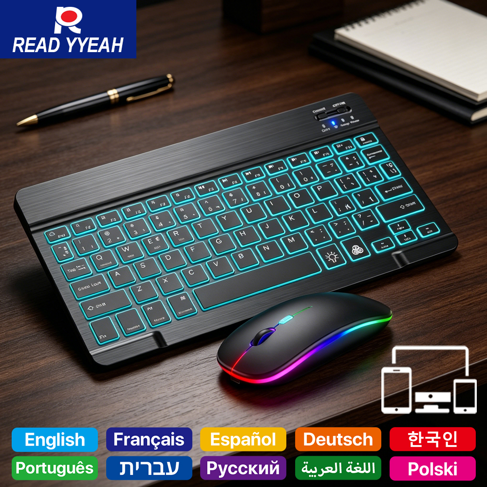 2026 Backlight Bluetooth Keybo - Laptop Accessories Combo ulasan dan harga