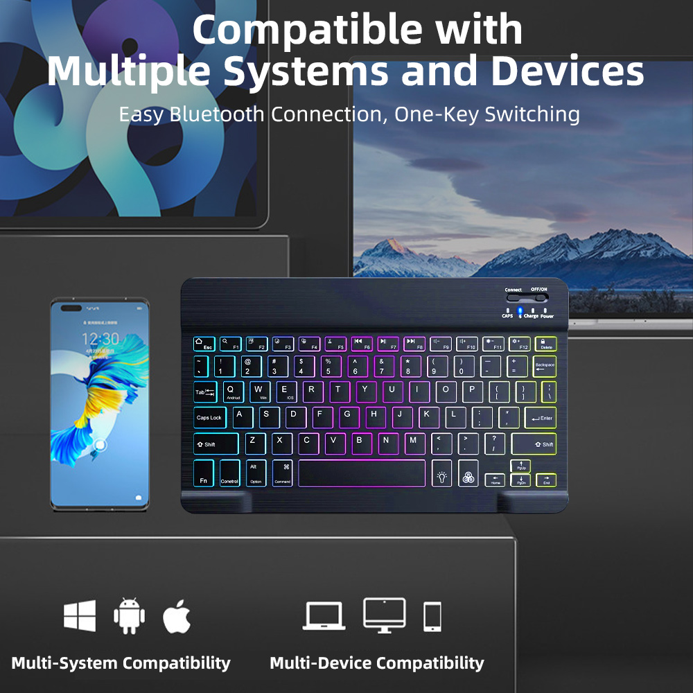 2026 Backlight Bluetooth Keybo - Laptop Accessories Combo ulasan dan harga