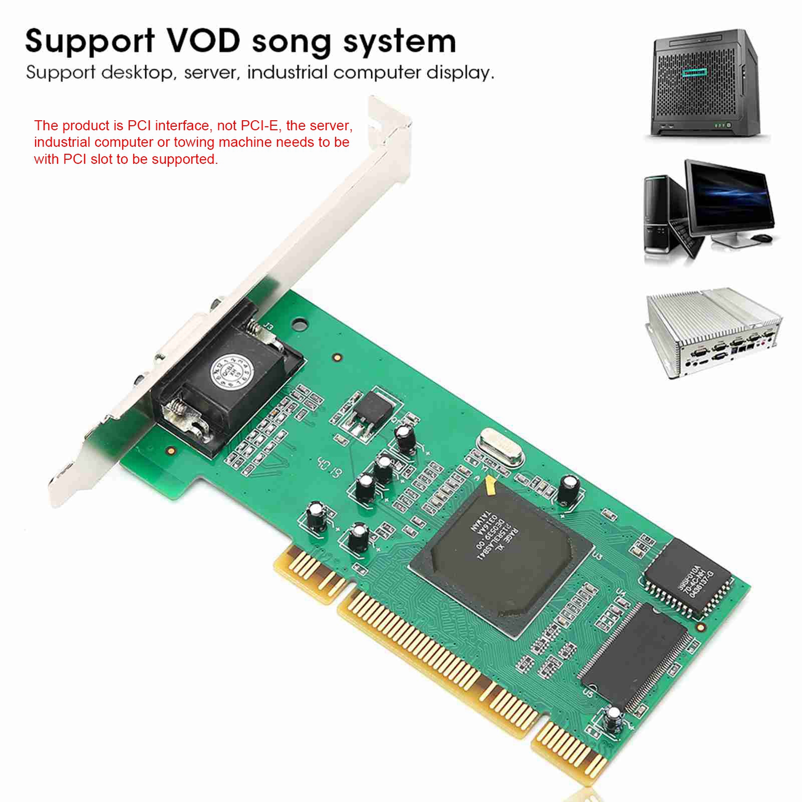 Graphics Card VGA PCI 8MB 32Bi - Laptop Accessories Gadgets ulasan dan harga