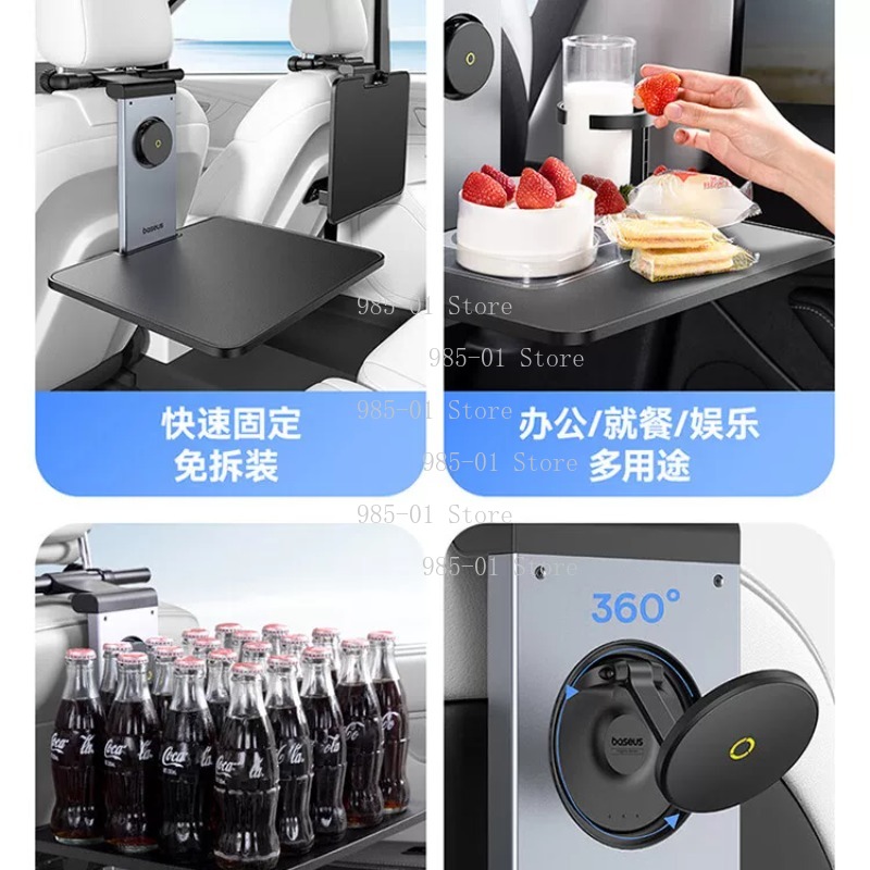 Car Rear Seat Folding Table Mu - Laptop Accessories For Office ulasan dan harga
