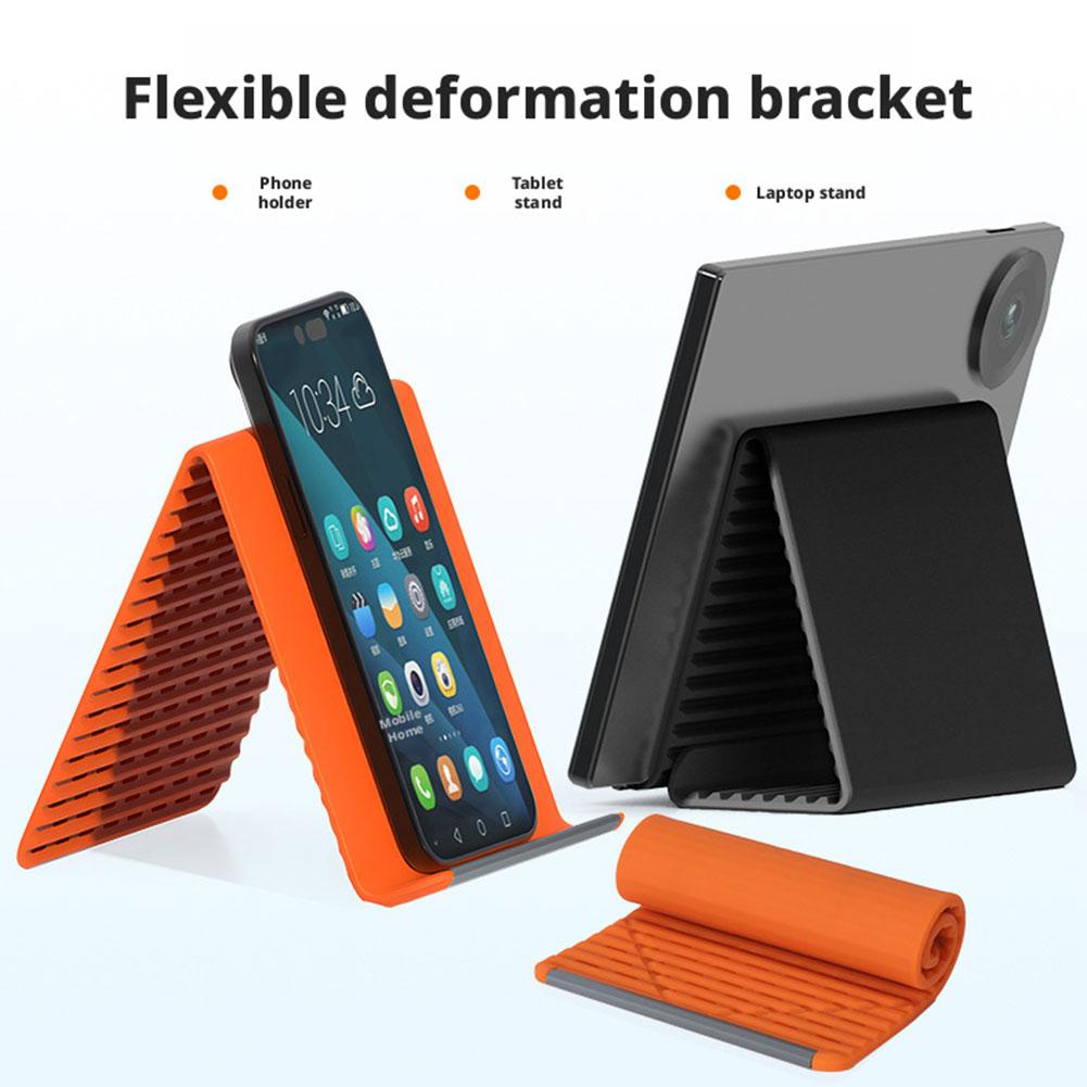 Flexible Folding Phone Holder  - Laptop Accessories For Office ulasan dan harga