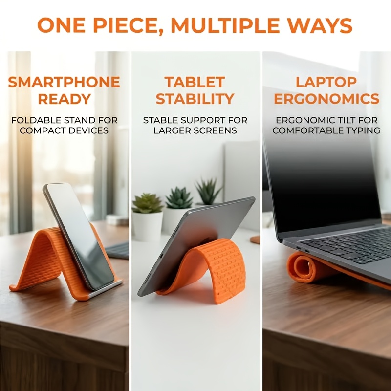 Flexible Folding Phone Holder  - Laptop Accessories For Office ulasan dan harga