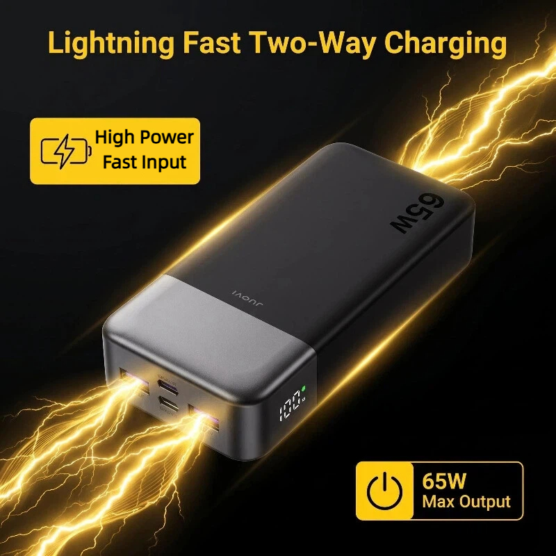 JUOVI 20000mAh Power Bank 65W  - Laptop Accessories Design ulasan dan harga