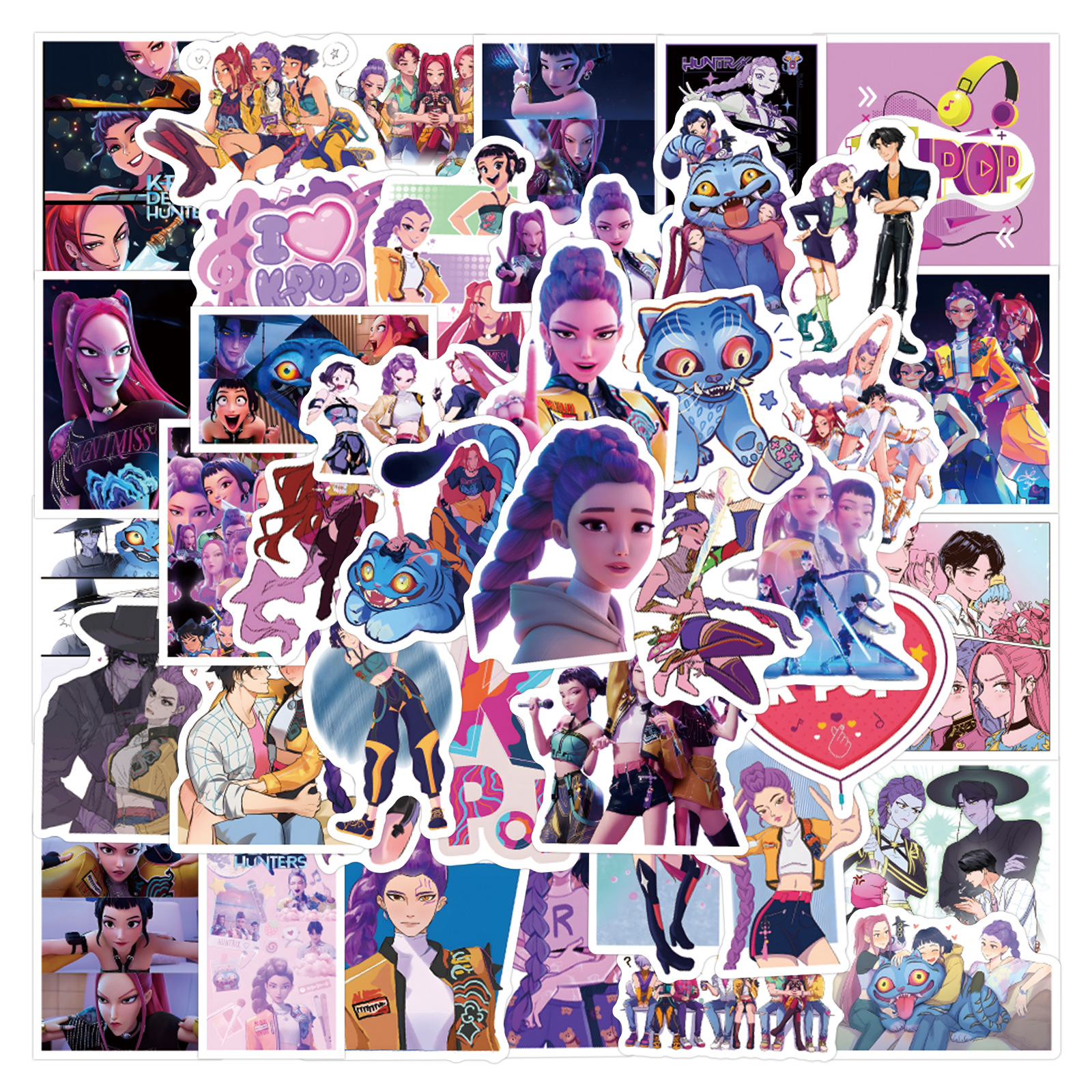 100 cartoon anime stickers are - Laptop Accessories For Office ulasan dan harga