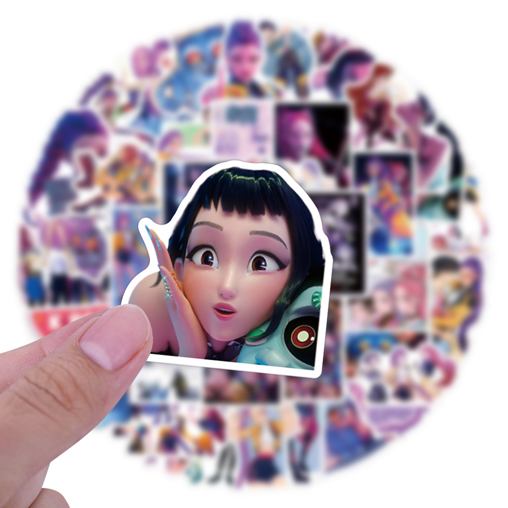 100 cartoon anime stickers are - Laptop Accessories For Office ulasan dan harga