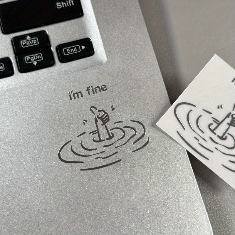 3Pcs, 3D Personality Stickers, - Laptop Accessories Design ulasan dan harga