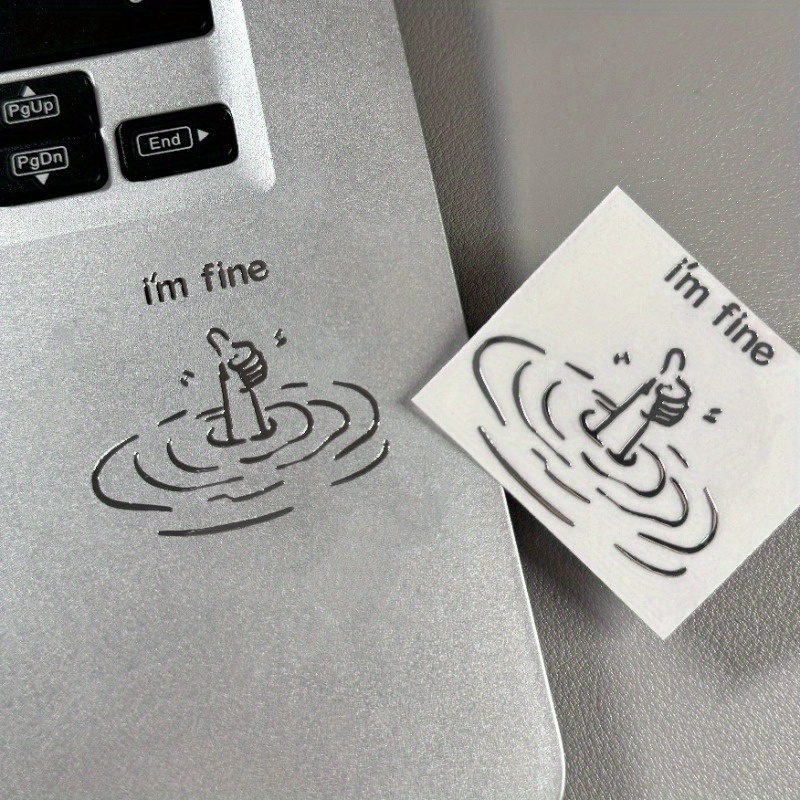 3Pcs, 3D Personality Stickers, - Laptop Accessories Design ulasan dan harga