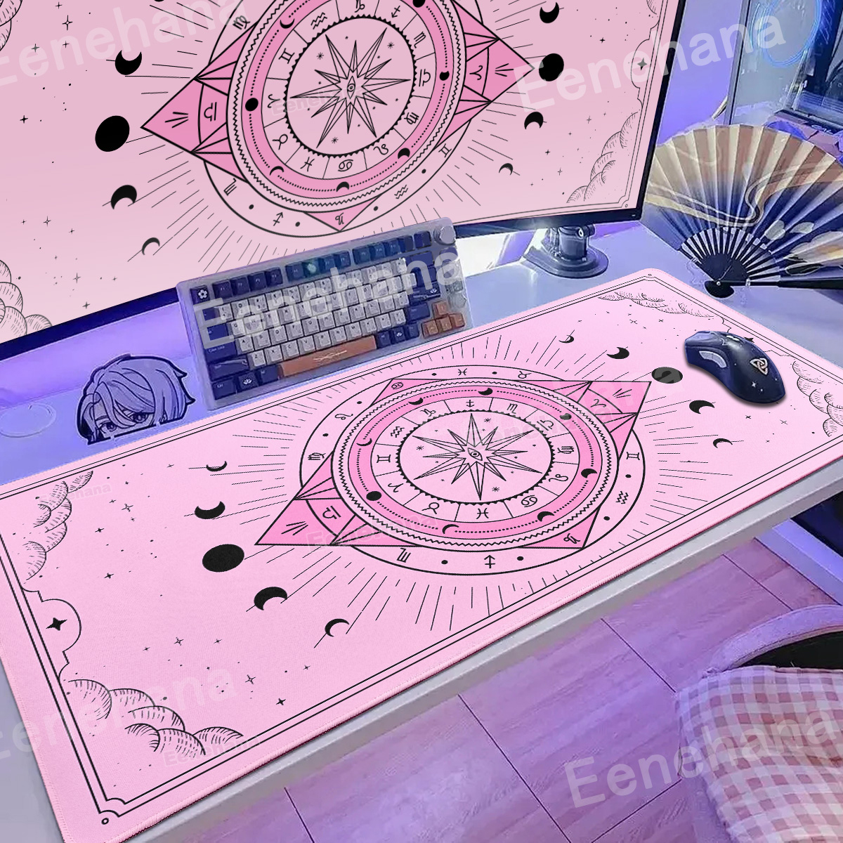 XXL Moon Card Mouse Pad Keyboa - Laptop Accessories Design ulasan dan harga