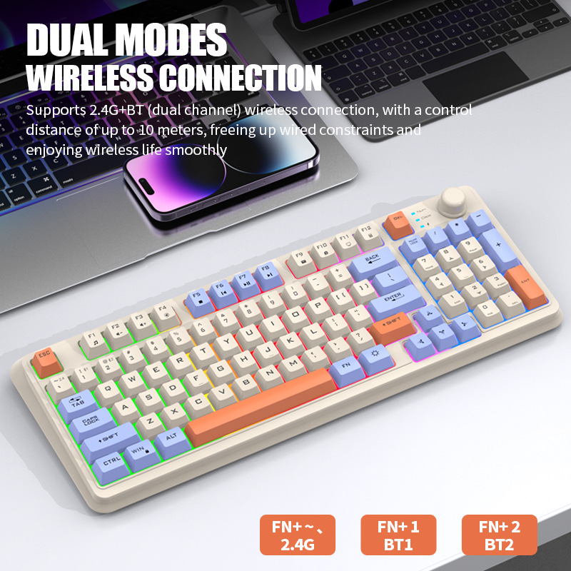 Wireless Keyboard Spanish Russ - Laptop Accessories Combo ulasan dan harga