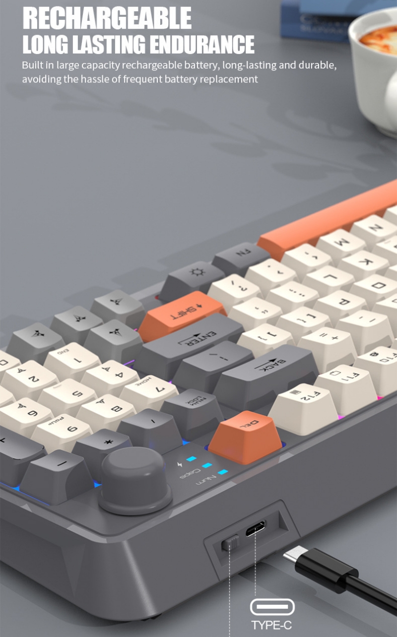 Wireless Keyboard Spanish Russ - Laptop Accessories Combo ulasan dan harga