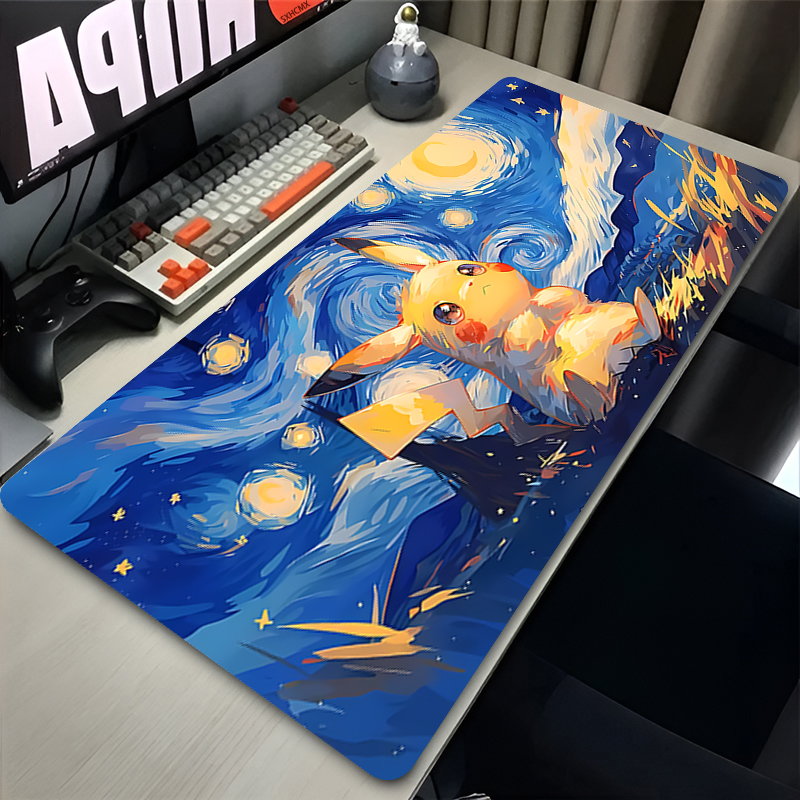 Mouse Pad P-pokemon Pikachu Co - Laptop Accessories For Office ulasan dan harga
