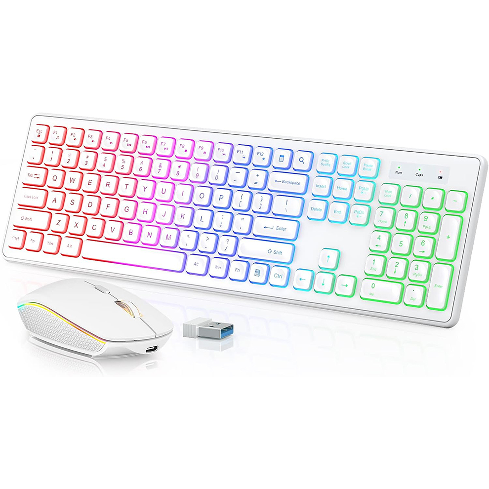 Backlit Wireless Keyboard and  - Laptop Accessories Combo ulasan dan harga